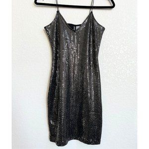 Metallic Disco Ball Mini Dress